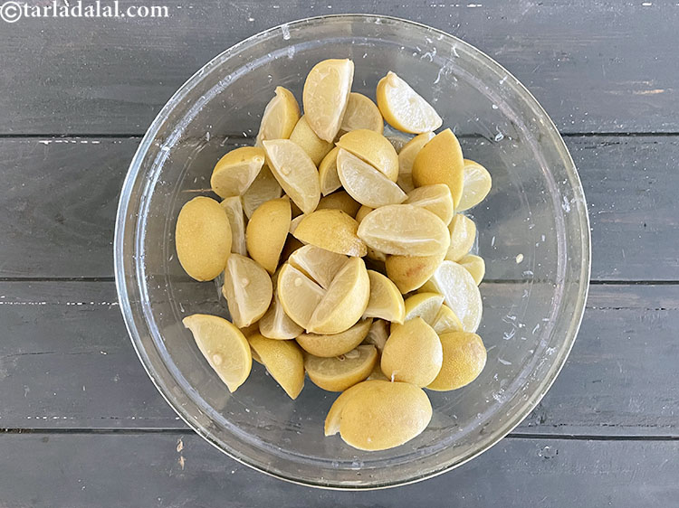 Step 21 – This is what the lemons look on day 7. A little water has been released …