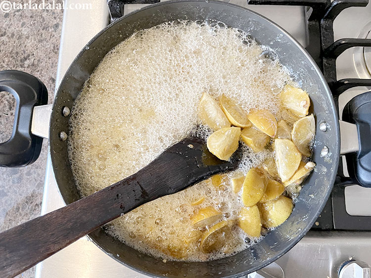 Step 32 – At 16&nbsp;minutes, this is how the lemons look. Image 8&nbsp;of cooking.