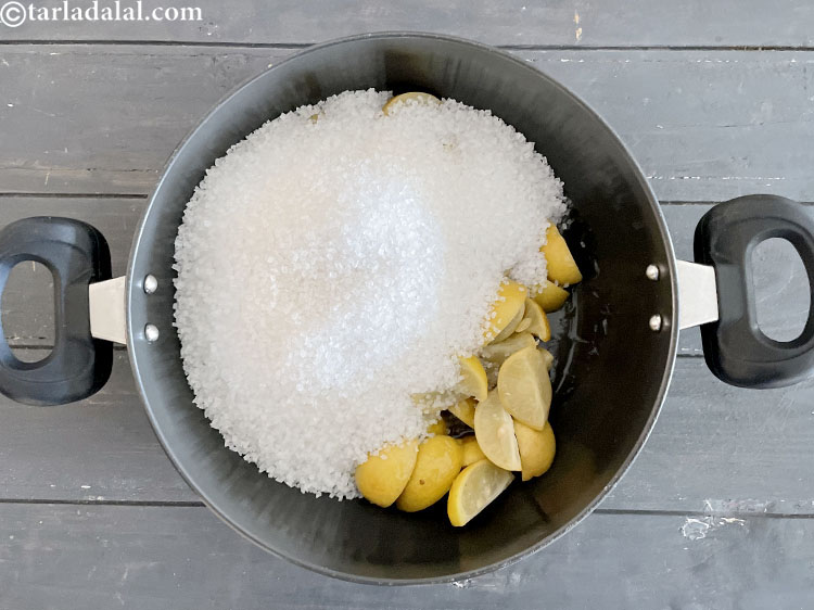 Step 24 – Add 5&nbsp;cups&nbsp;<a href="glossary-sugar-chini-shakkar-278i">sugar</a>.