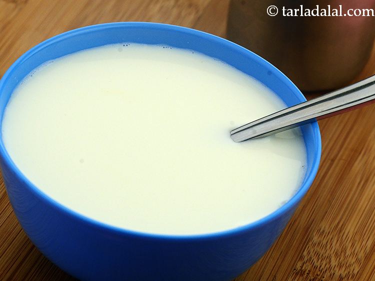 Step 5 – Add 2&frac12; tbsp. of milk to it. This is binding the dough. You can add …