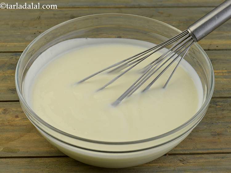 Step 6 – Whisk the curd once again.