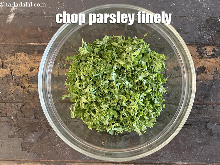 Step 13 – We have chopped it finely.