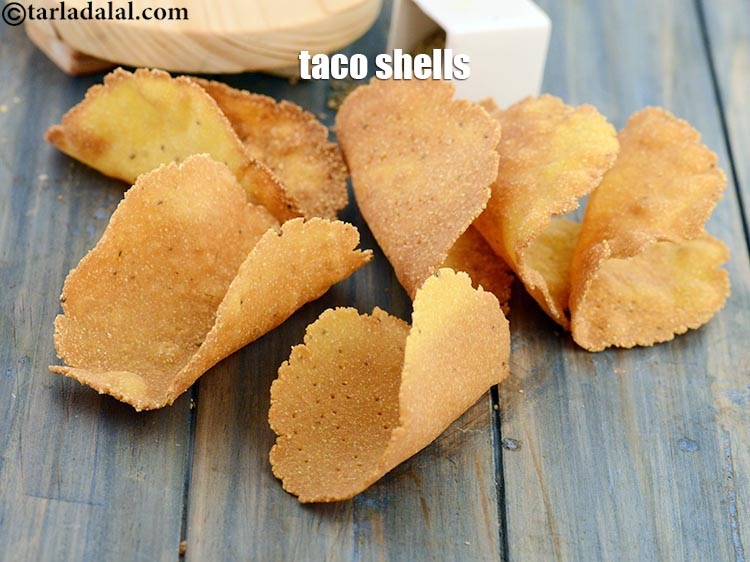 Step 6 – Learn how to make <a href="https://www.tarladalal.com/taco-shells-39838r" target="_blank">taco shells </a>in detail.&nbsp;