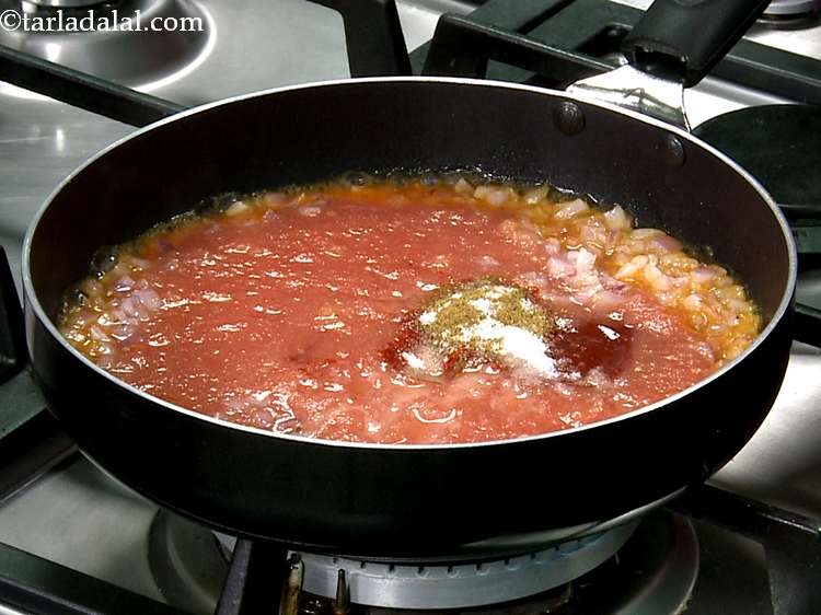 Step 8 – Next the cumin seeds powder and finally add salt to taste.