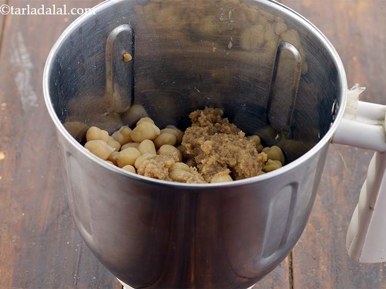 Step 9 – Now add 2 tablesponns tahini paste. See at the bottom of the recipe on how …