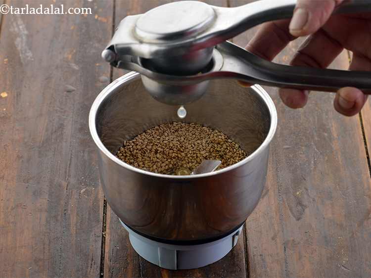 Step 10 – Since this is a dip, we are also adding other flavors to complement this paste, …