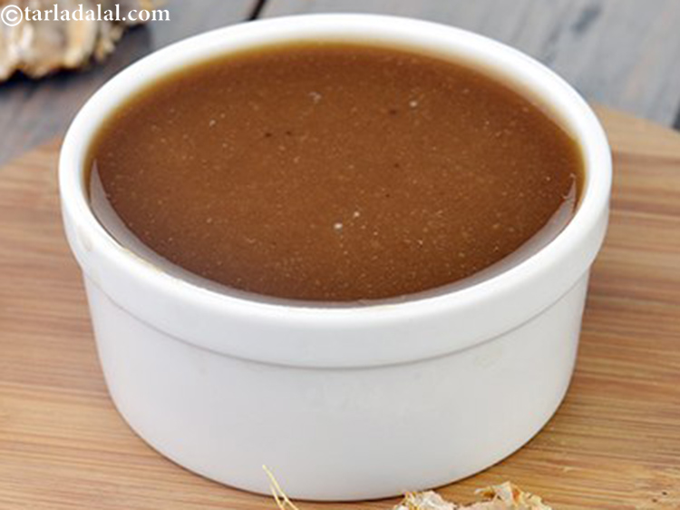 Step 20 – This is&nbsp;<strong>tamarind pulp for South Indian recipes&nbsp;</strong>after straining.&nbsp;