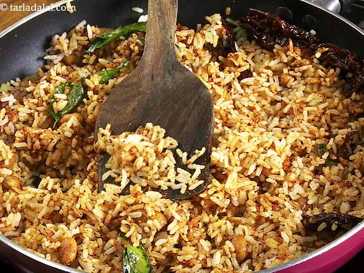 Step 38 – <p>Cook on amedium flame for 1 to 2 minutes. Our&nbsp;<strong>tamarind rice | South Indian style …