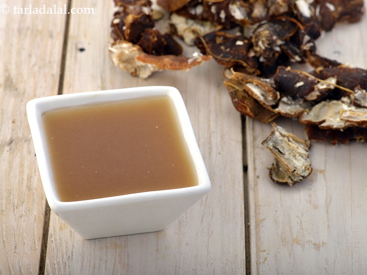Step 7 – You can make a batch of Tamarind Water and store it in an airtight container …