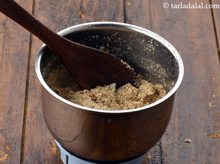Step 18 – Add dry roasted powder.