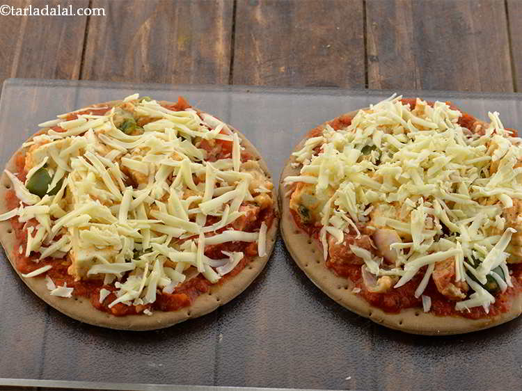 स्टेप 23 – विधि क्रमांक १ से ५ दोहराकर १ और पिज़्ज़ा बना …