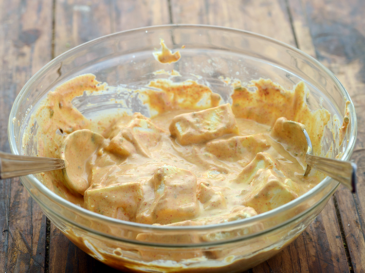 Step 19 – Toss gently and keep aside to marinate for at least &frac12; hour. For a smokey …