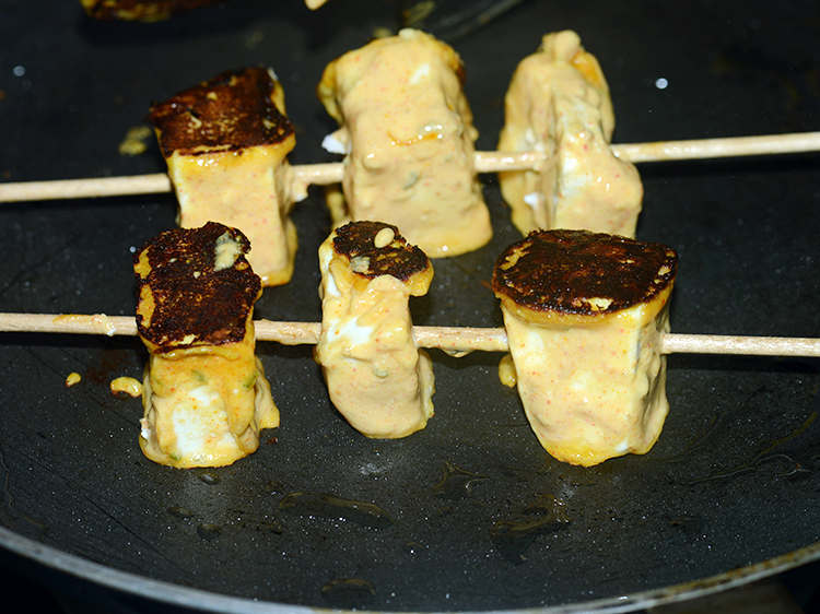 Step 22 – Cook till they turn light brown in colour from all the sides. Do not overcook …