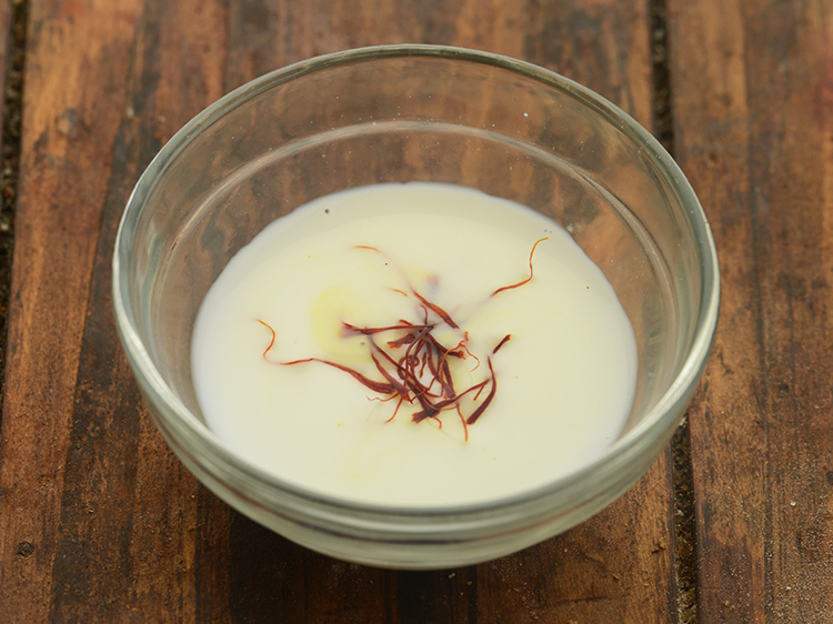 Step 15 – Add milk.