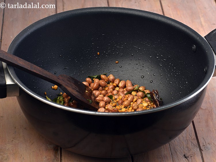 Step 14 – Saut&eacute; the ingredients of <strong>raw mango rice recipe | tangy kachi keri rice | mangai …