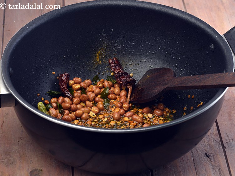 Step 17 – Saut&eacute; on a medium flame for a few seconds. This will give yellow colour to …