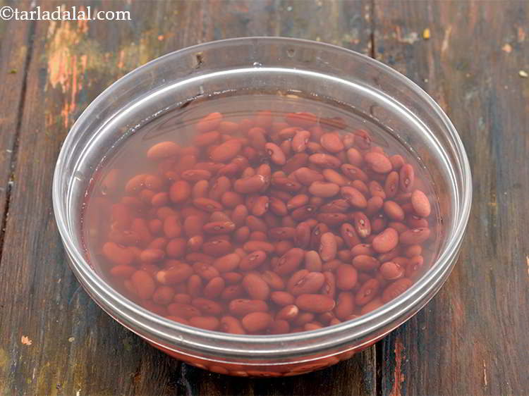 Step 12 – For cooking the rajma, wash the kidney beans very well. Use fresh stock of rajma …