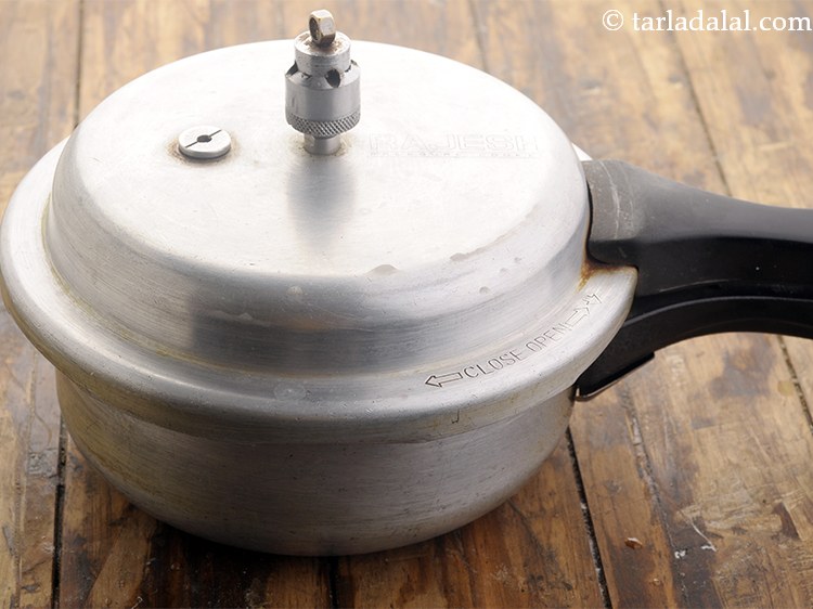 Step 17 – Mix well and pressure cook on a medium flame for 3 whistles.