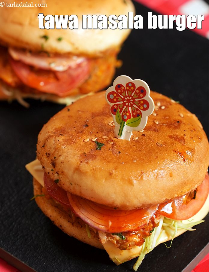 Step 36 – Serve<strong> street style burger</strong> immediately with French fries.