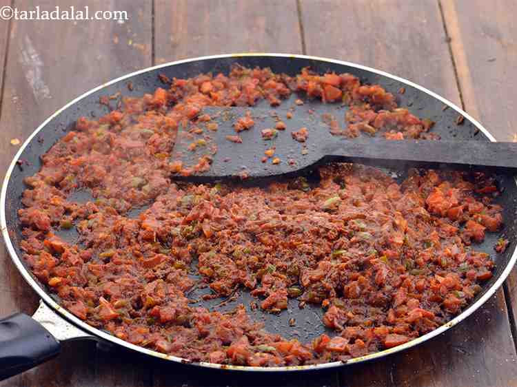 Step 28 – Mix well and cook on a medium flame for 1 to 2 minutes, while stirring …