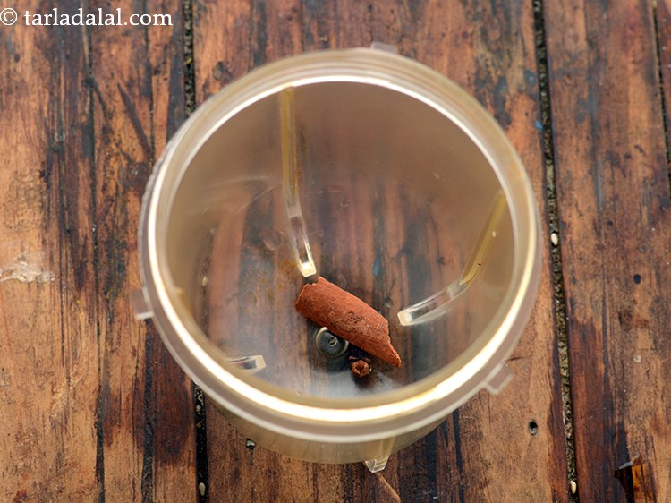 Step 3 – Add a small stick of cinnamon.