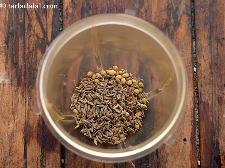 Step 5 – Add cumin seeds.