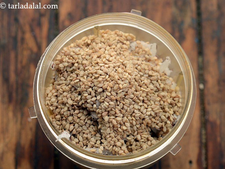 Step 8 – Add sesame seeds for a nutty flavour.