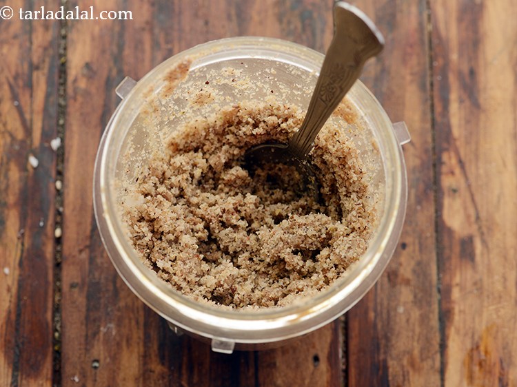 Step 9 – Ground into a spice powder without using any water.