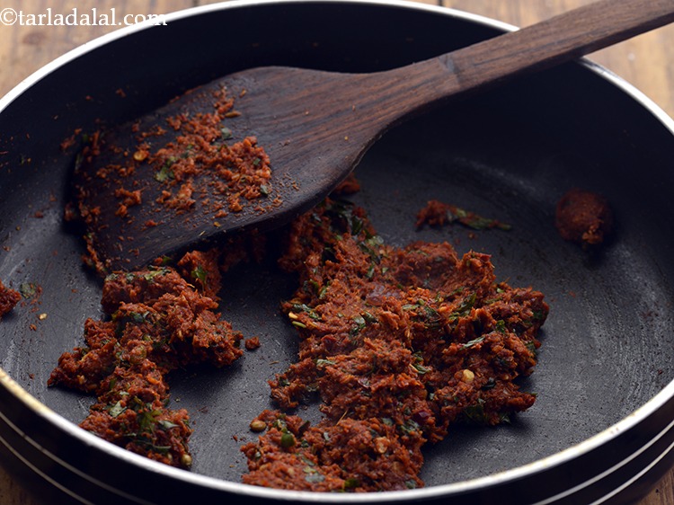 Step 15 – Cook on a medium flame for 1 minute so it dries out.