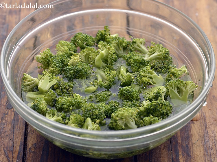 Step 10 – Similarly, place the broccoli in a bowl of water &amp; microwave on HIGH for 7 …