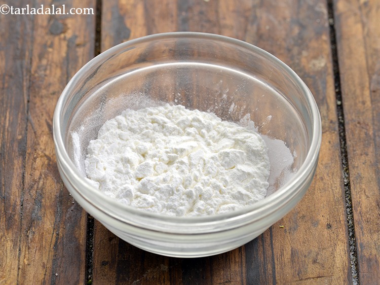 Step 4 – To thicken the <strong>Thai Red Curry</strong>, we would require a slurry. For that, in a …