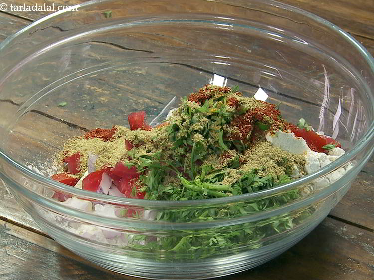 Step 12 – Add coriander Powder.