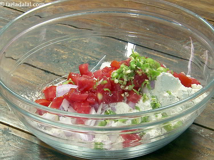 Step 7 – Add green chillies. The quantity can be adjusted as per the spice level you prefer.