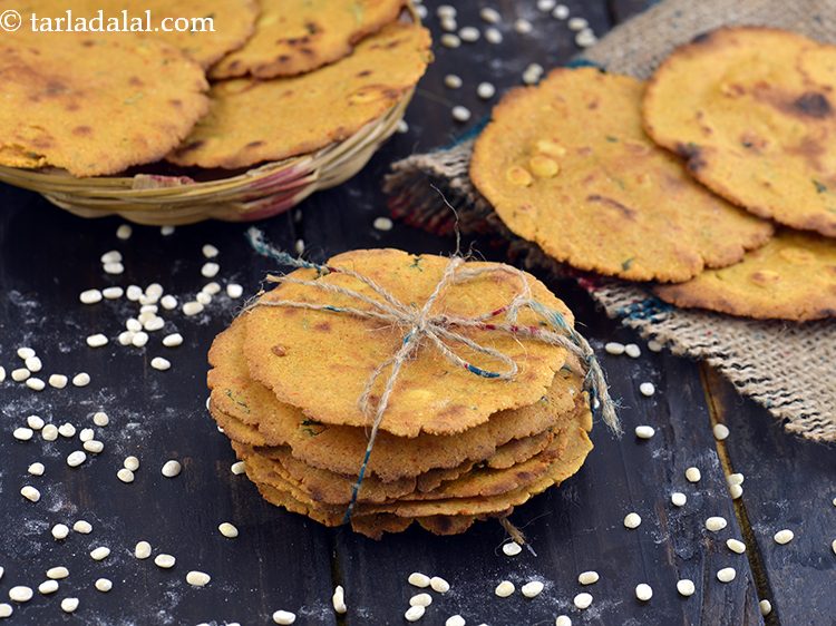 Step 25 – Cool <strong>baked thattai</strong> completely and serve or store in an air-tight container. Use as required.