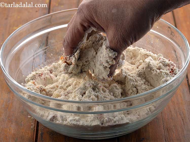 Step 9 – Mix all the ingredients by hand first.&nbsp;