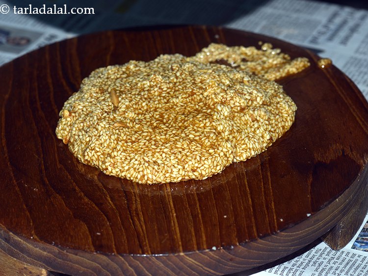 Step 12 – Immediately put the mixture on a greased rolling board or a smooth platform and wait …