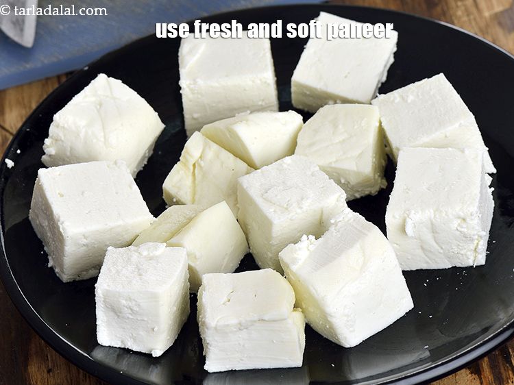 Step 32 – Use fresh and soft paneer and not dry paneer for this recipe.&nbsp;<meta charset="UTF-8" />&nbsp;Dry paneer …