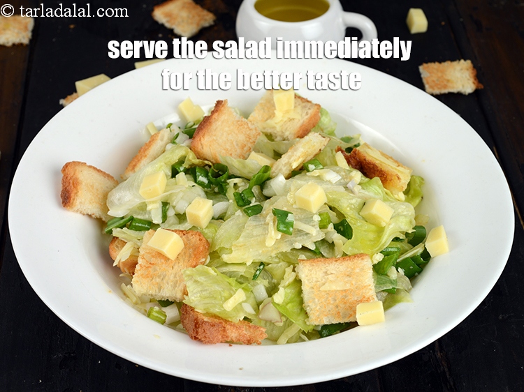 Step 16 – Serve the salad immediately for the better taste.