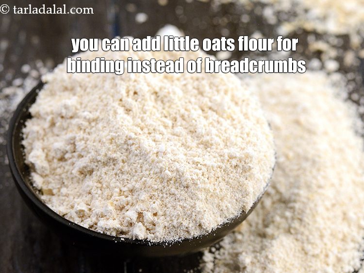 Step 30 – If you feel difficulty to shape the kebabs, then you can add little oats flour …