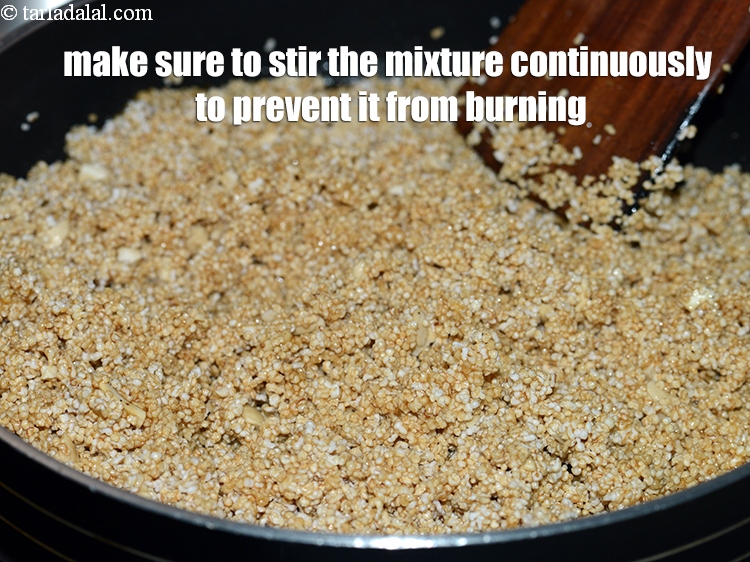 Step 18 – Make sure to stir the mixture continuously to prevent it from burning.