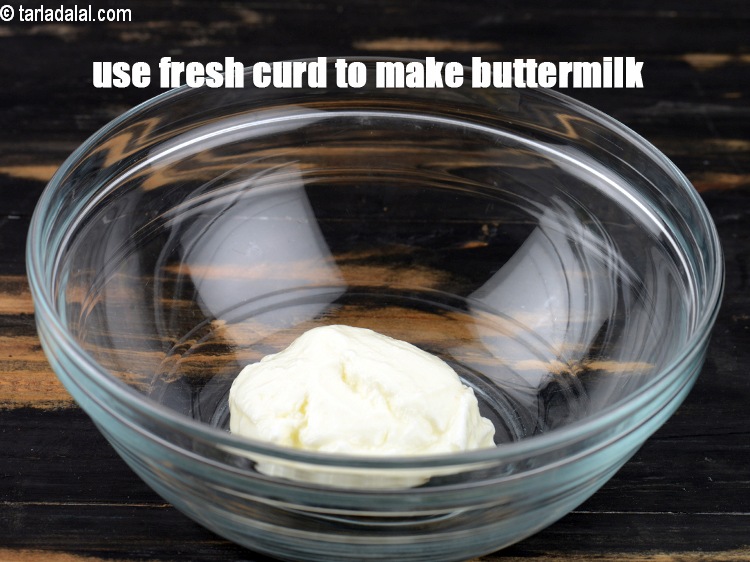 Step 38 – Use fresh curd to make buttermilk.
