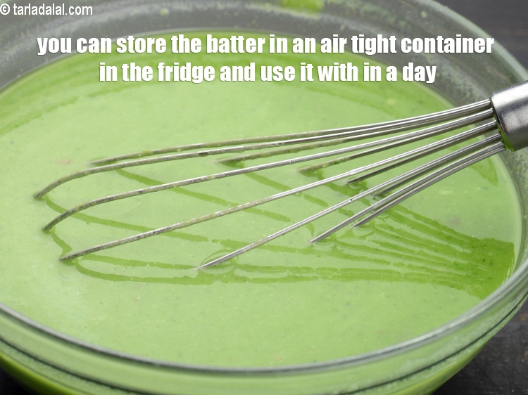 Step 20 – You can store the batter in an air tight container in the fridge and use …