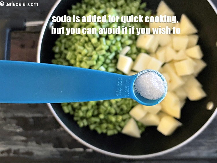 स्टेप 29 – सोडा जल्दी खाना पकाने के लिए डाला जाता है, लेकिन …