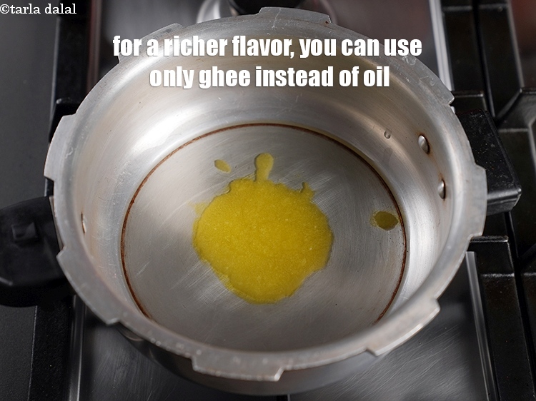 Step 37 – For a richer flavor, you can use only ghee instead of oil.