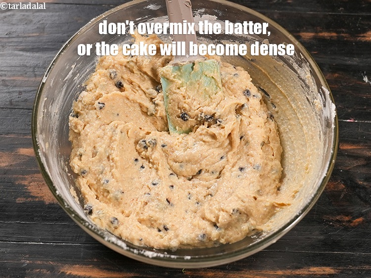 Step 25 – Don&#39;t overmix the batter, or the cake will become dense.