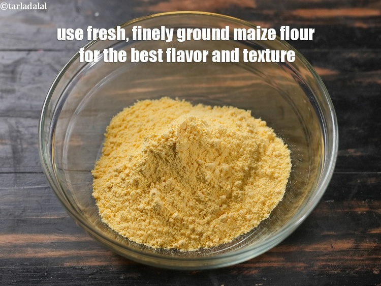 Step 25 – Use fresh, finely ground maize flour for the best flavor and texture.