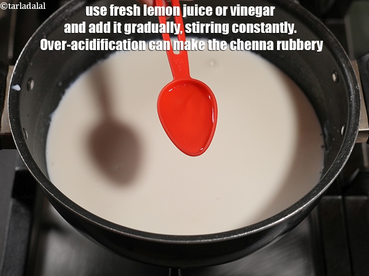 Step 30 – Use fresh lemon juice or vinegar and add it gradually, stirring constantly. Over-acidification can make …