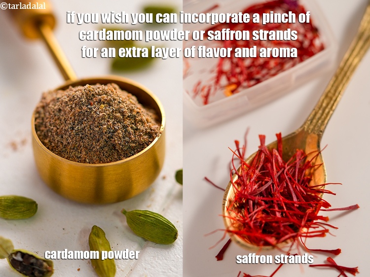 स्टेप 21 – यदि आप चाहें तो स्वाद और सुगंध के लिए इसमें …