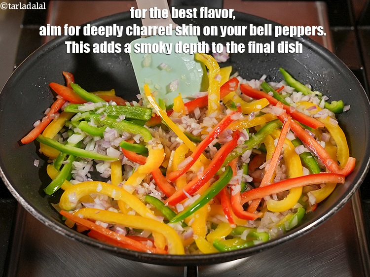 Step 23 – For the best flavor, aim for deeply charred skin on your bell peppers. This adds …