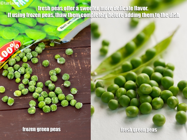 Step 32 – Fresh peas offer a sweeter, more delicate flavor. If using frozen peas, thaw them completely …